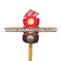 mini portable solar traffic light led