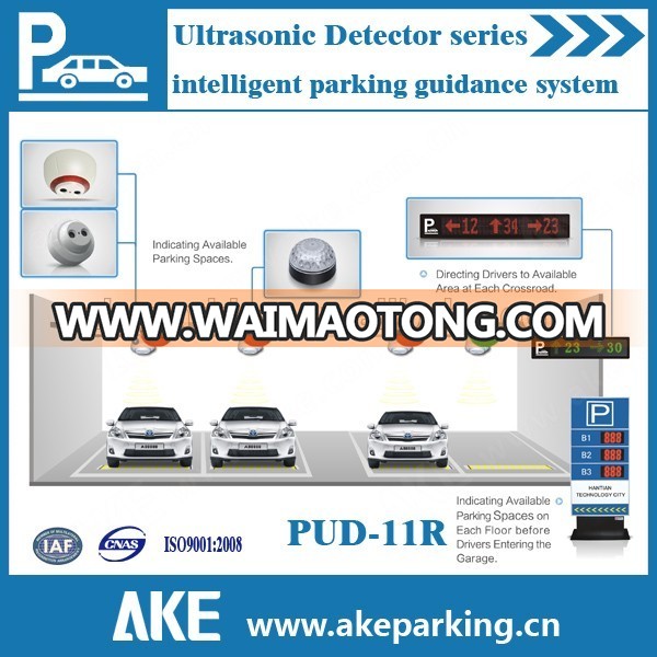 2017 Car Parking Guidance System with ultrasonic sensor and LED indicator